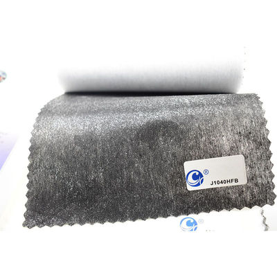 16-100gm Poliéster Duplo Ponto Interlinings Fusíveis Finos Não Tecidos com Adesivo