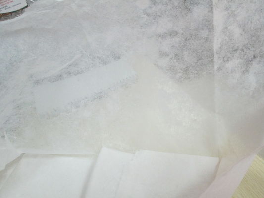 Interlinings Easy Tearaway Paper Embroidery Stabilizer para vestuário Fusing Satin Fabric 100-152cm