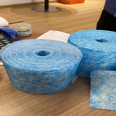 Material de filtragem protetora Tecido não tecido de sopro de fusão com padrão tingido