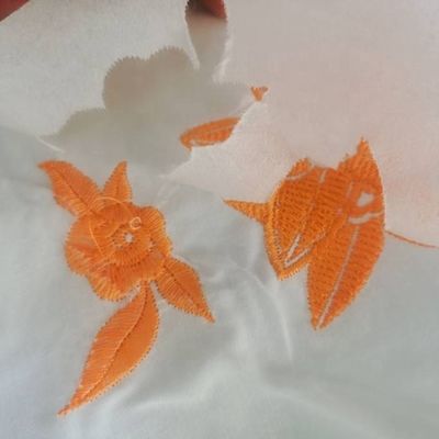Poliéster/Cotão bordado com função de entrelaçamento com fácil arrancação