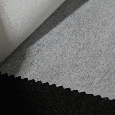 16-100gm Poliéster Duplo Ponto Interlinings Fusíveis Finos Não Tecidos com Adesivo