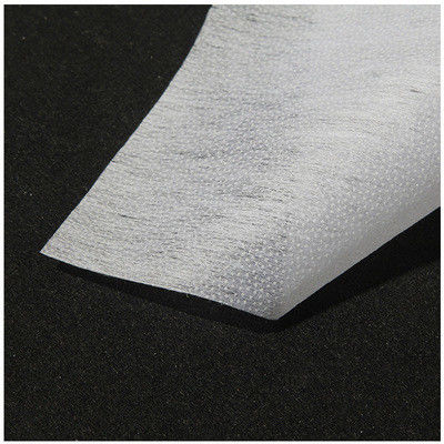 16-100gm Poliéster Duplo Ponto Interlinings Fusíveis Finos Não Tecidos com Adesivo