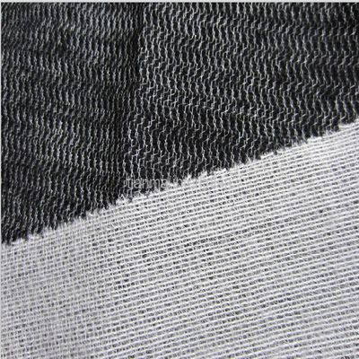 Ligação por adesivo de fusão a quente Faça o trabalho com tricote circular cinza entrelaçamento de tricô