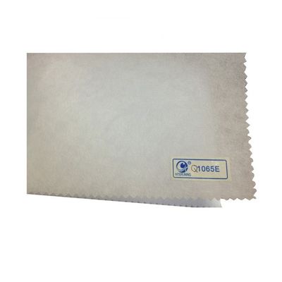 Europa Padrão Fusão Interlining bordado Papel de apoio Interlining tecido 20gsm-120gsm