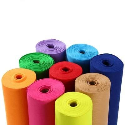 Largura de 15 a 150 cm Rolo de tecido não tecido sob encomenda em qualquer cor para as necessidades do cliente