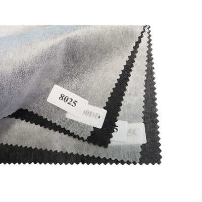 Fusão de Buckram Tie Lining de couro para vestuário Distribuidor de tecido de cetim bordado