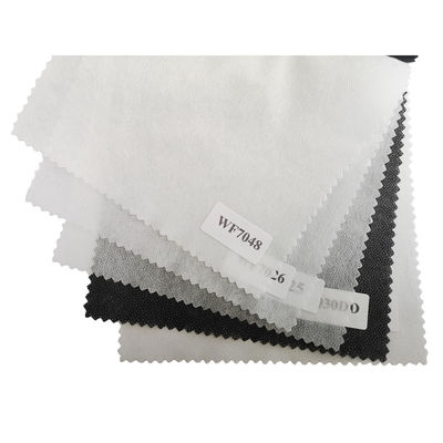 Ferro fácil em tecido duplo / ponto único interlining fusível para roupas de bricolage material boneca