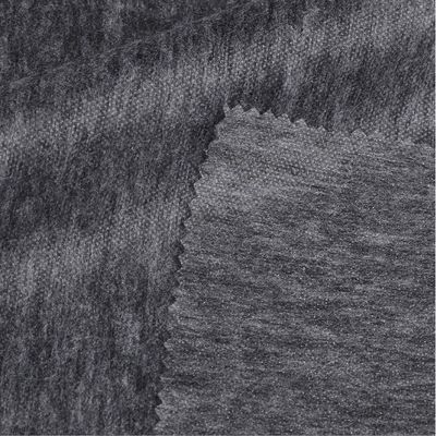 Gaoxin PA/PES Interlining de fusão não tecida para vestuário Duplo ponto preto 90-200cm Largura