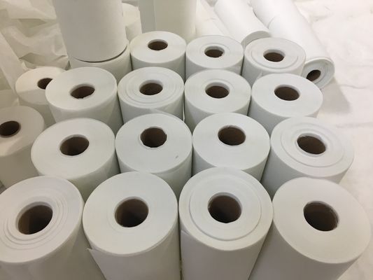 112cm Largura Bordado Tecido de apoio Interlining Adesivo de cetim